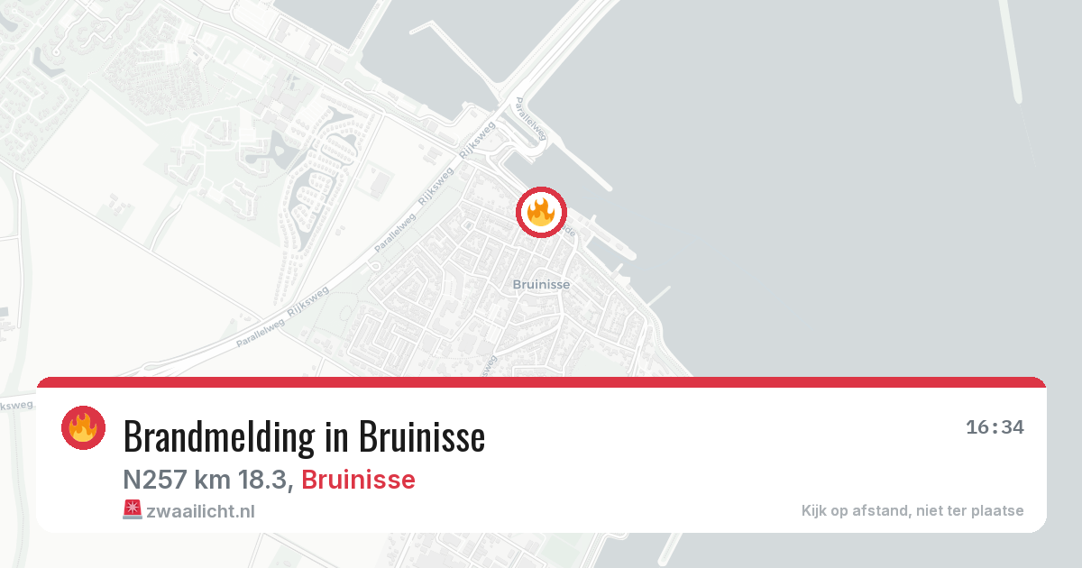 Brandmelding in Bruinisse — 22 mei 2026