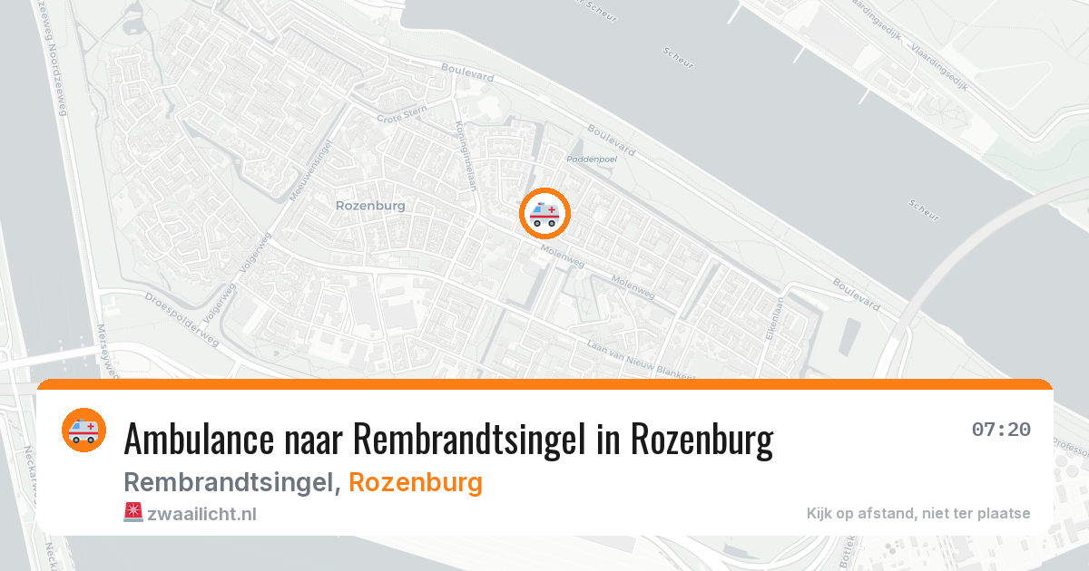 Ambulance naar Rembrandtsingel in Rozenburg — 24 jun 2026