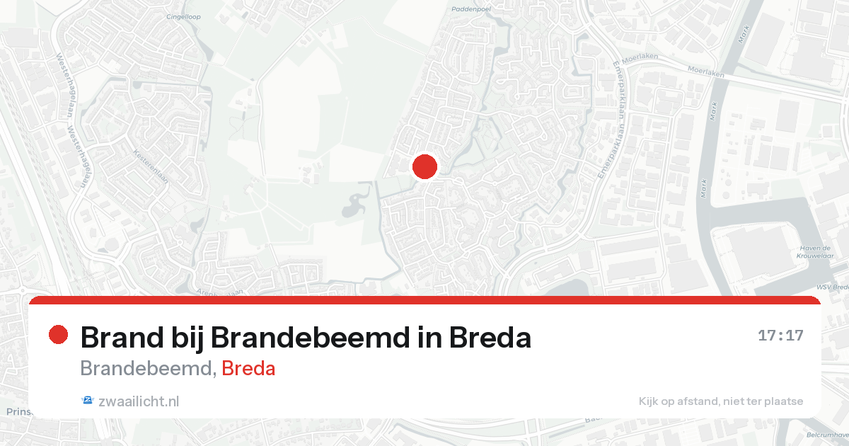 Brand bij Brandebeemd in Breda — 16 aug 2026