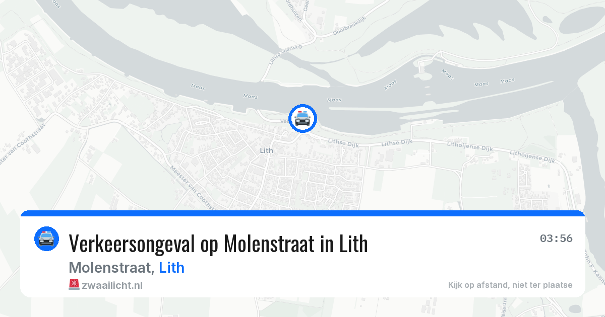 Verkeersongeval op Molenstraat in Lith — 28 jun 2026