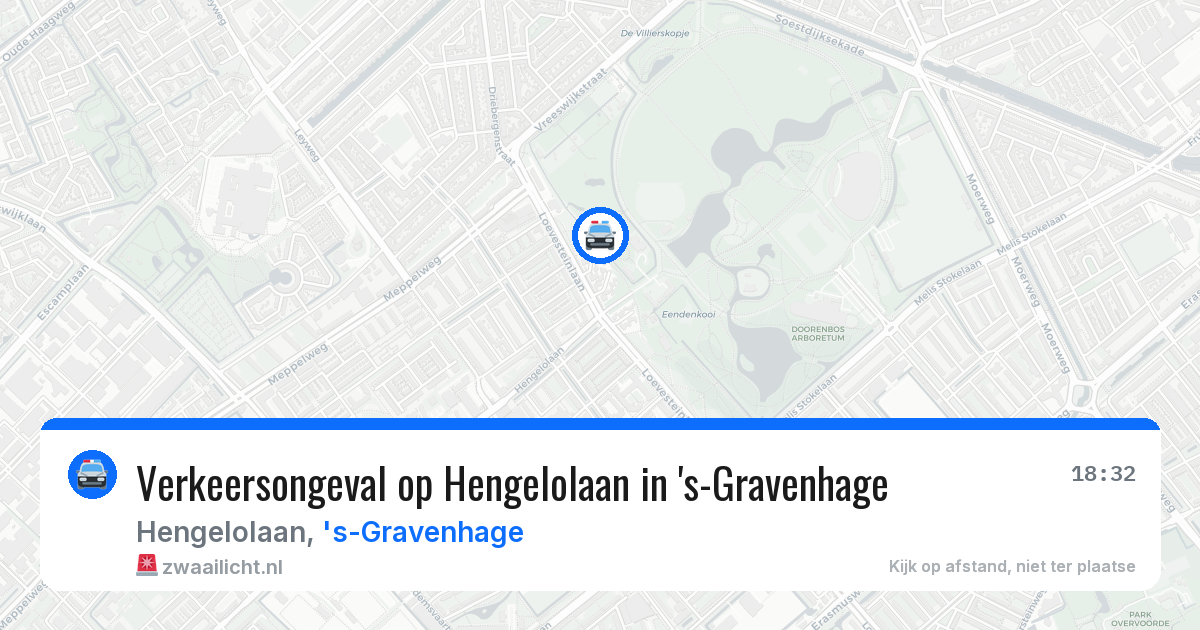 Verkeersongeval op Hengelolaan in 's-Gravenhage — 11 apr 2026