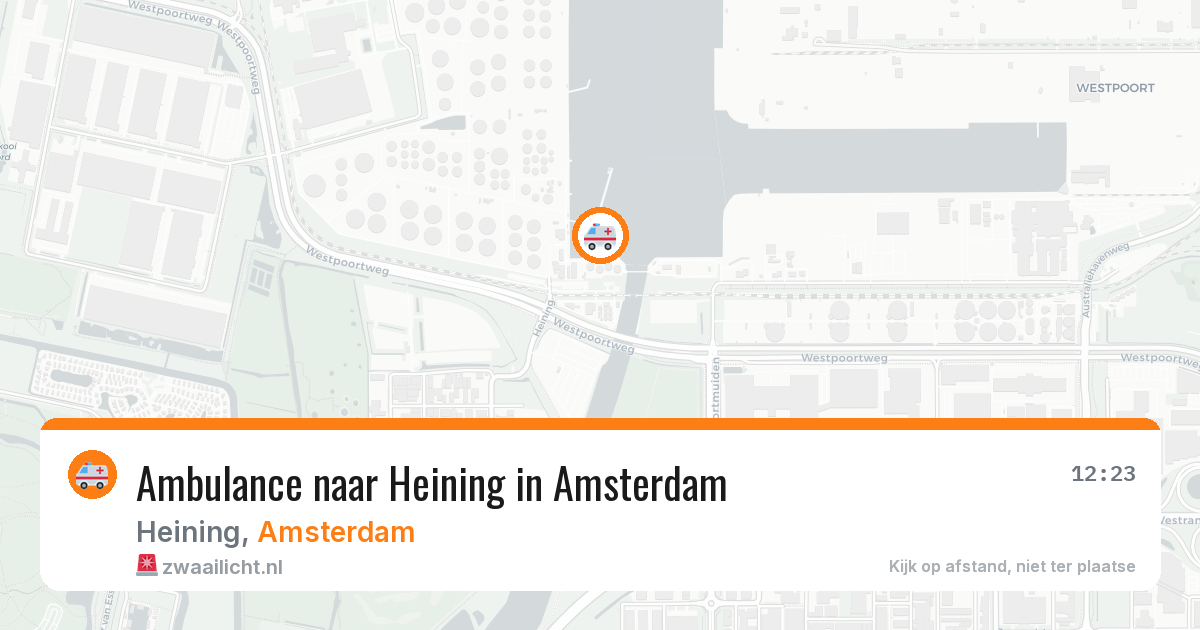 Ambulance naar Heining in Amsterdam — 7 apr 2026