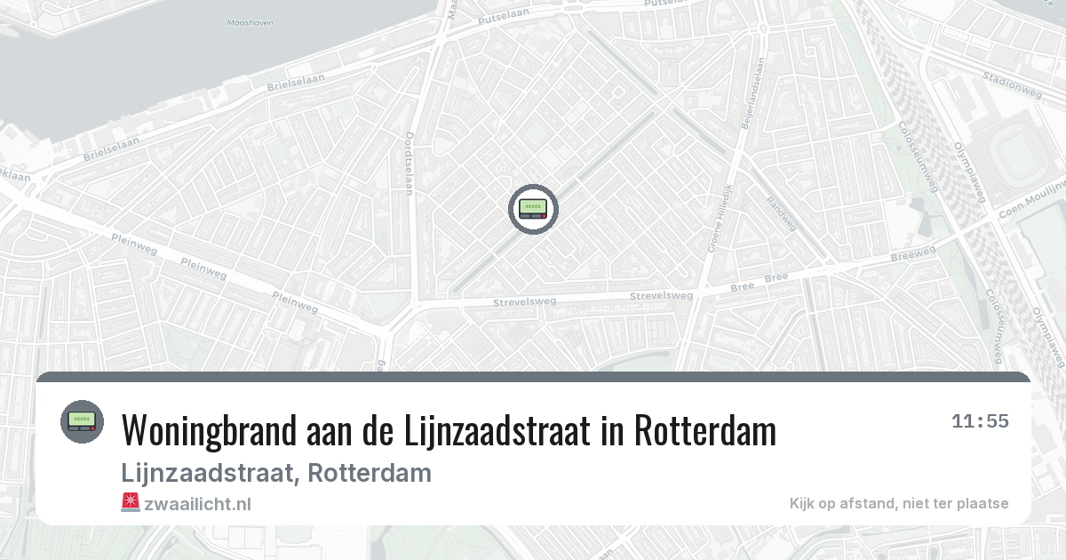 Woningbrand aan de Lijnzaadstraat in Rotterdam — 31 mei 2026