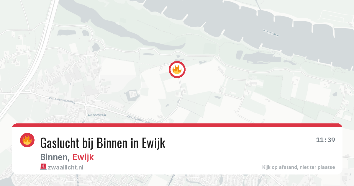 Gaslucht bij Binnen in Ewijk — 30 jun 2026
