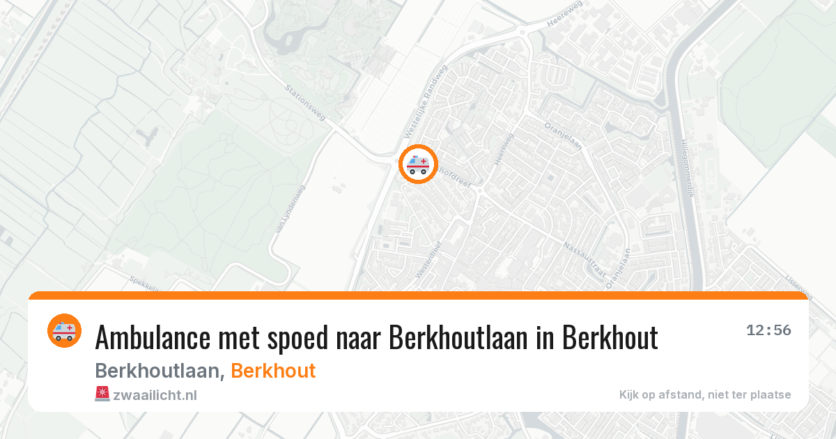 Ambulance met spoed naar Berkhoutlaan in Berkhout — 1 apr 2026