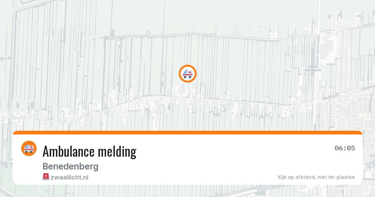 Ambulance melding — 15 jul 2026