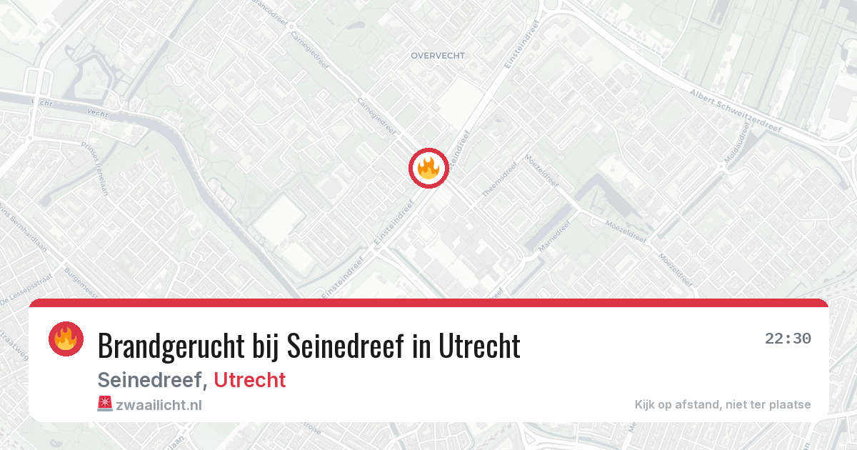 Brandgerucht bij Seinedreef in Utrecht — 3 mrt 2026