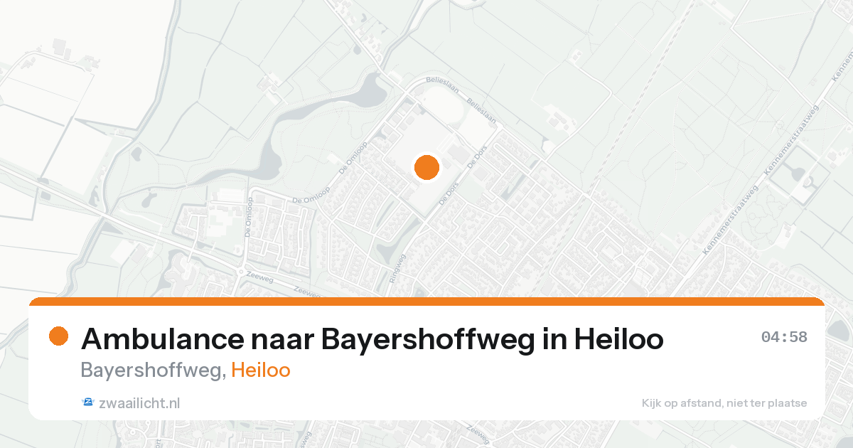 Ambulance naar Bayershoffweg in Heiloo — 31 jan 2026