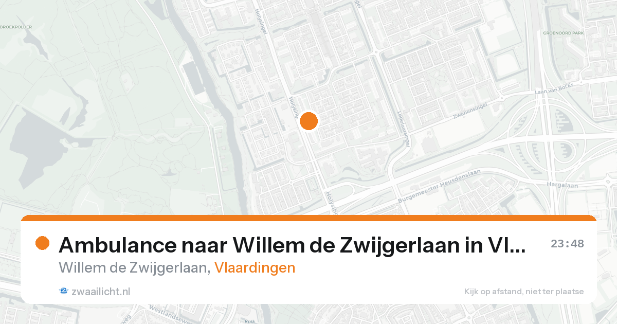 Ambulance naar Willem de Zwijgerlaan in Vlaardingen — 7 feb 2026