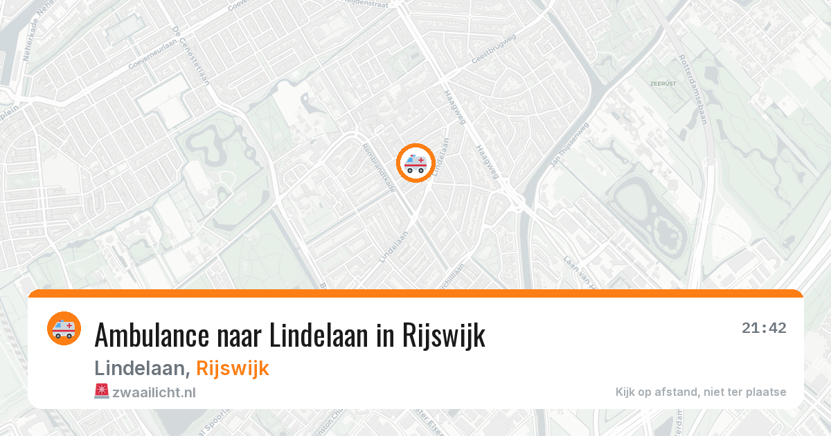 Ambulance naar Lindelaan in Rijswijk — 11 jul 2026