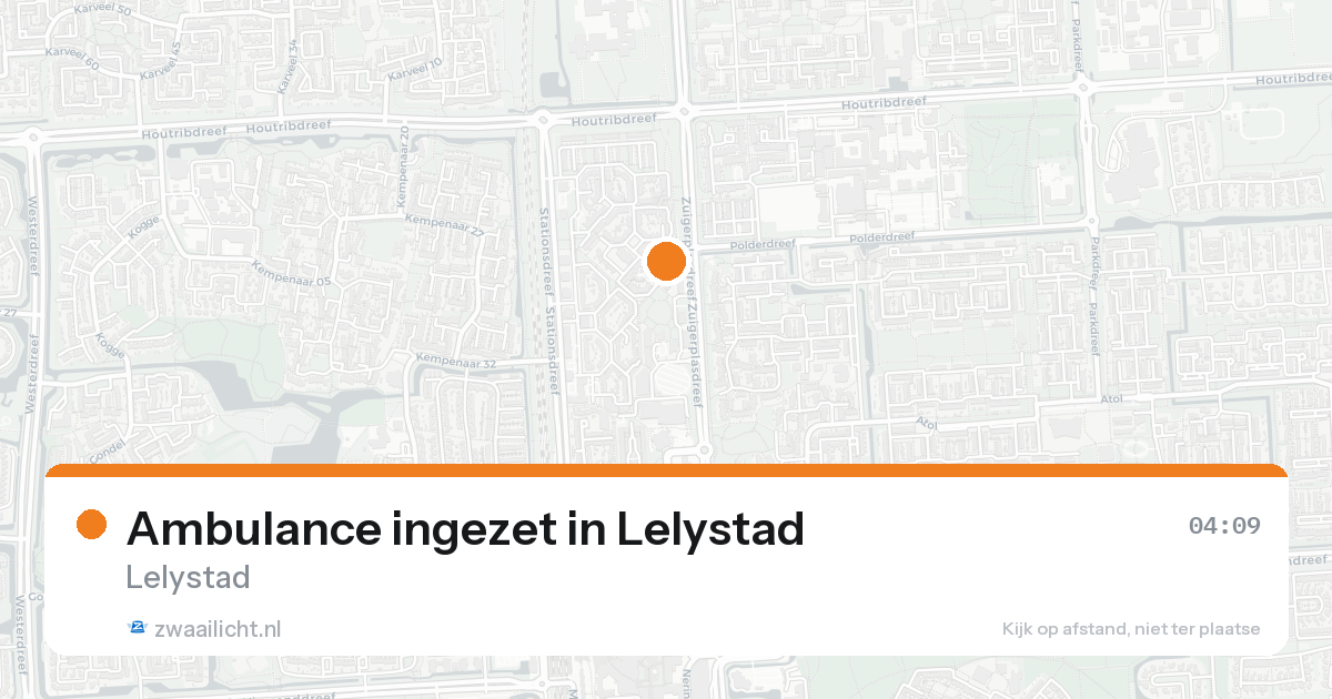 Ambulance ingezet in Lelystad — 8 feb 2026