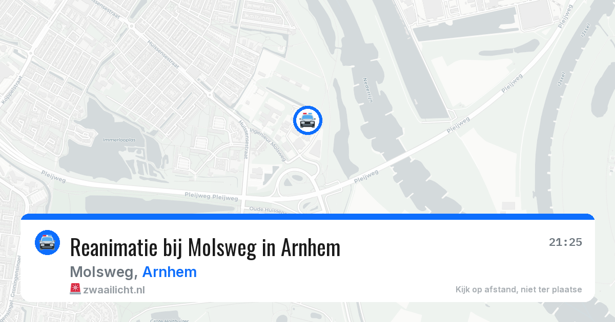 Reanimatie bij Molsweg in Arnhem — 19 jun 2026