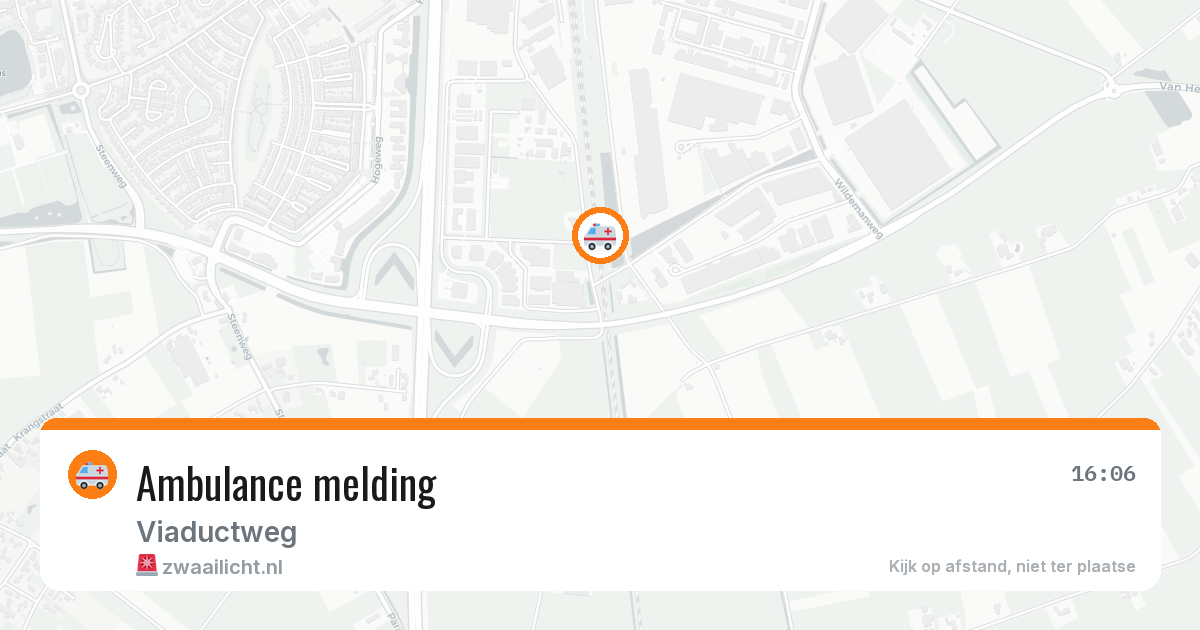 Ambulance melding — 8 feb 2026