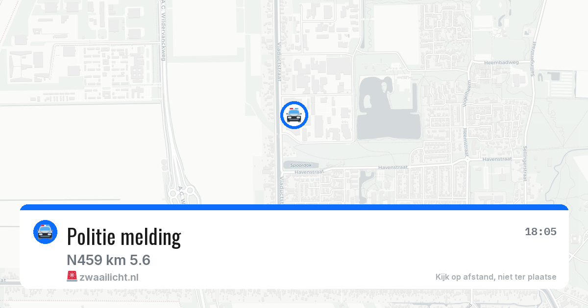 Politie melding — 20 apr 2026
