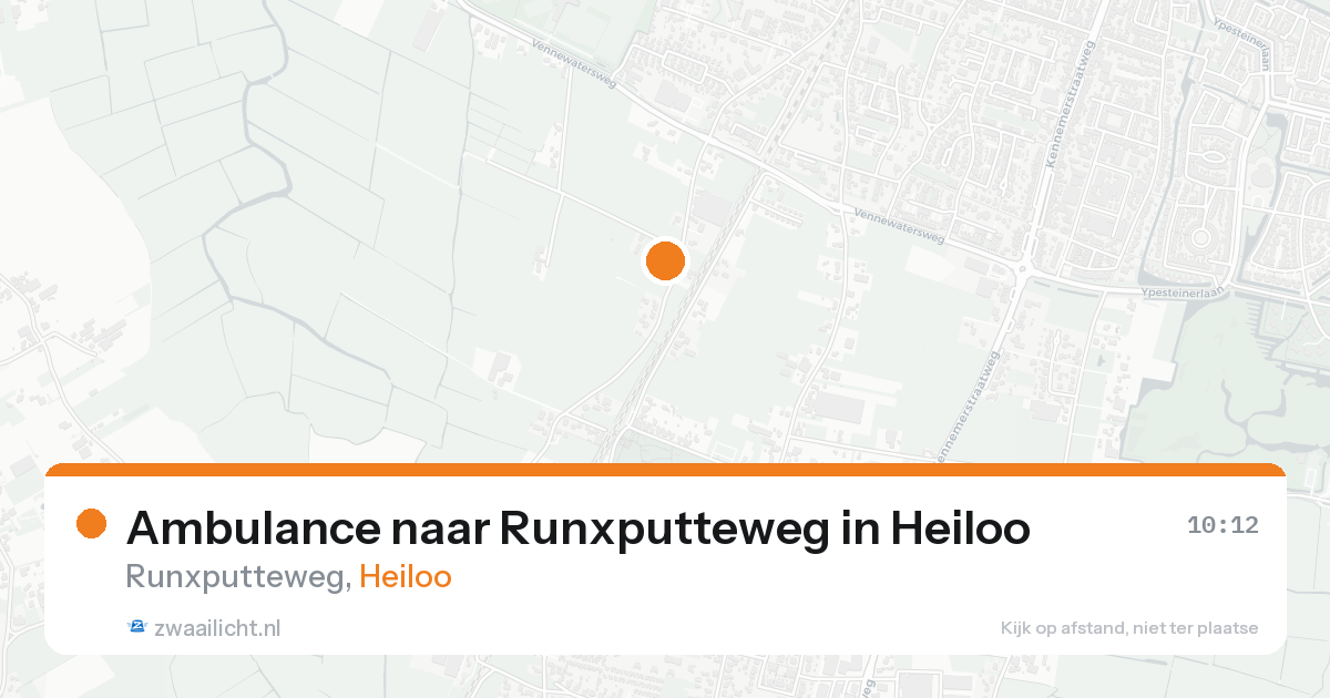 Ambulance naar Runxputteweg in Heiloo — 28 mei 2026