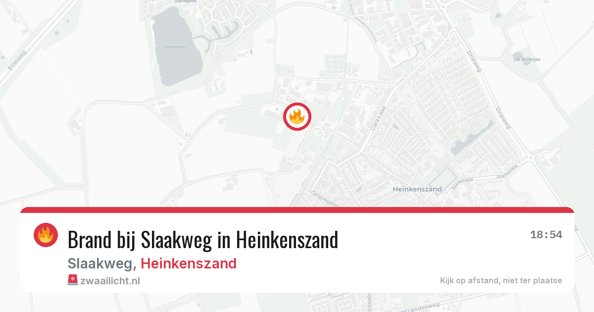 Brand bij Slaakweg in Heinkenszand — 12 aug 2026
