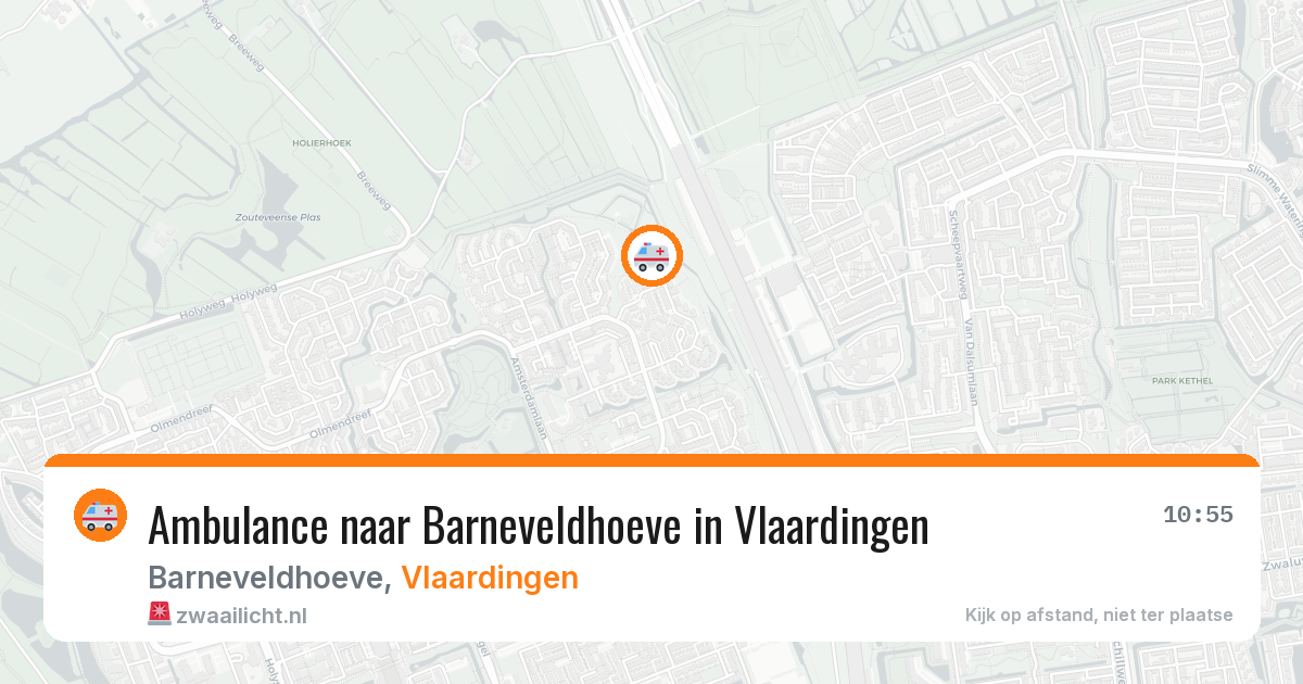 Ambulance naar Barneveldhoeve in Vlaardingen — 15 jun 2026
