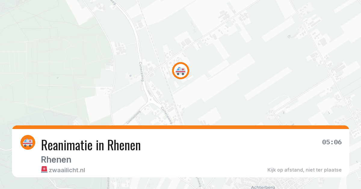 Reanimatie in Rhenen — 30 jun 2026