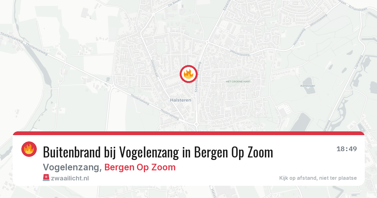 Buitenbrand bij Vogelenzang in Bergen Op Zoom — 1 jul 2026