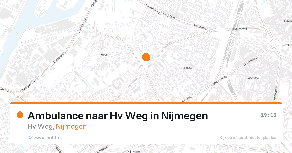 Ambulance naar Hv Weg in Nijmegen — 26 aug 2026