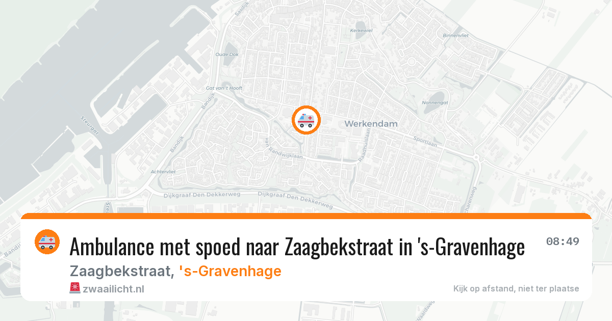 Ambulance met spoed naar Zaagbekstraat in 's-Gravenhage — 26 feb 2026