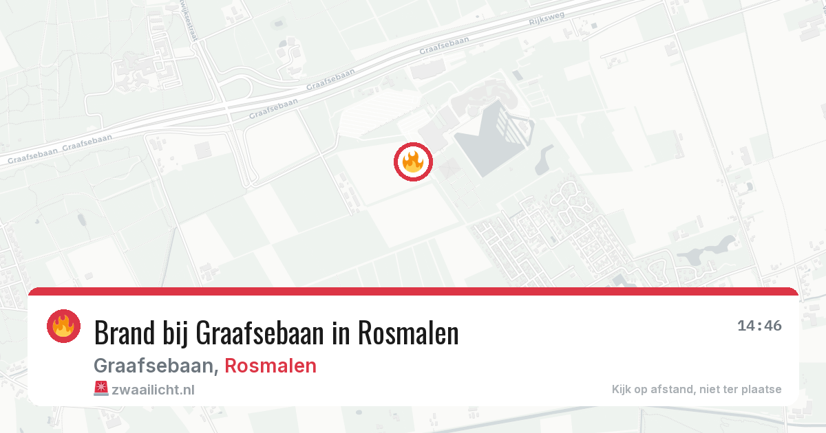 Brand bij Graafsebaan in Rosmalen — 30 apr 2026