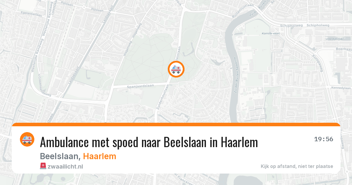 Ambulance met spoed naar Beelslaan in Haarlem — 9 jun 2026