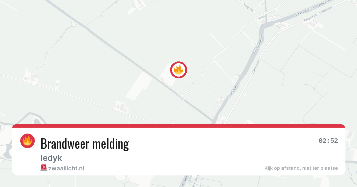 Brandweer melding — 15 jul 2026