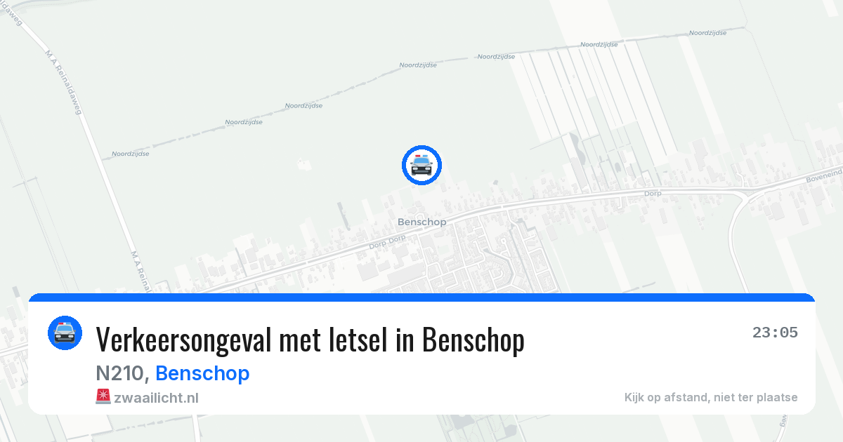 Verkeersongeval met letsel in Benschop — 16 jun 2026