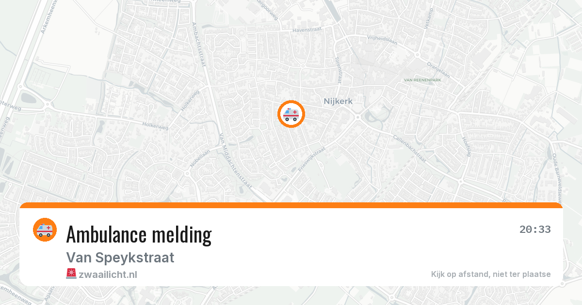 Ambulance melding — 16 jun 2026