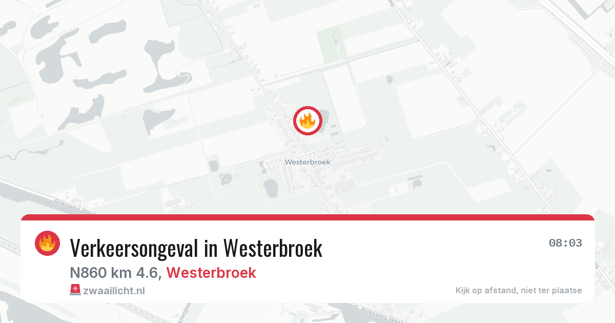 Verkeersongeval in Westerbroek — 4 mrt 2026