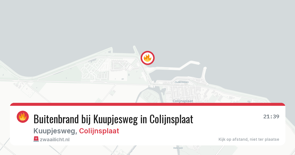 Buitenbrand bij Kuupjesweg in Colijnsplaat — 4 aug 2026