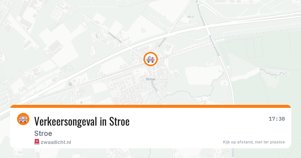 Verkeersongeval in Stroe — 22 apr 2026