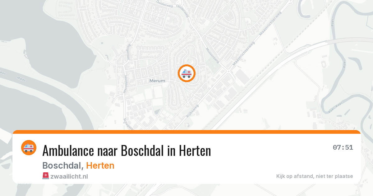 Ambulance naar Boschdal in Herten — 28 jun 2026