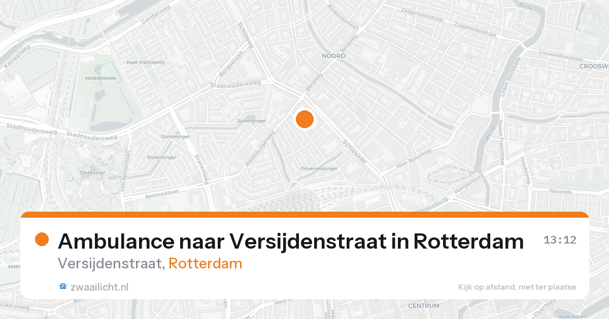 Ambulance naar Versijdenstraat in Rotterdam — 31 jan 2026