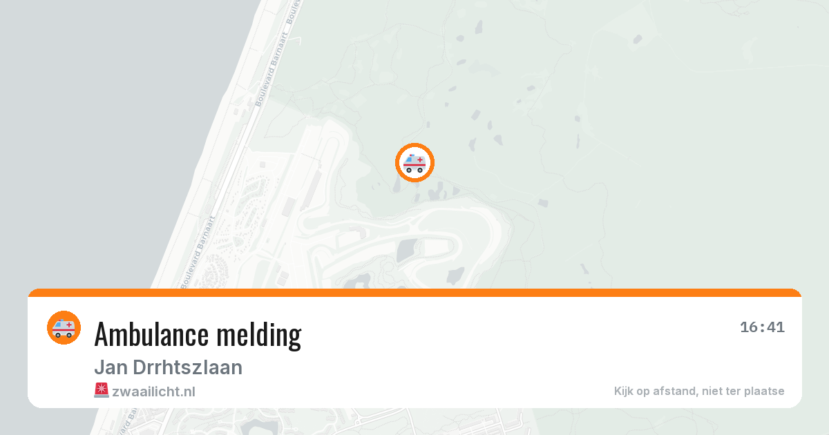 Ambulance melding — 1 jul 2026