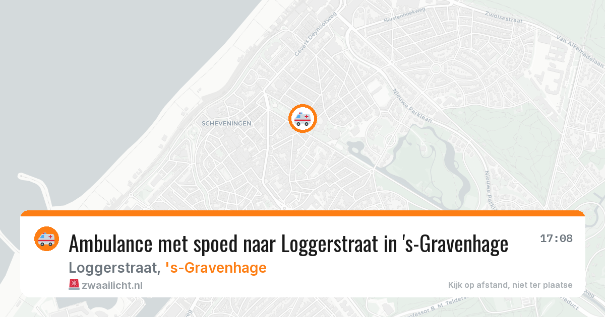 Ambulance met spoed naar Loggerstraat in 's-Gravenhage — 30 jun 2026