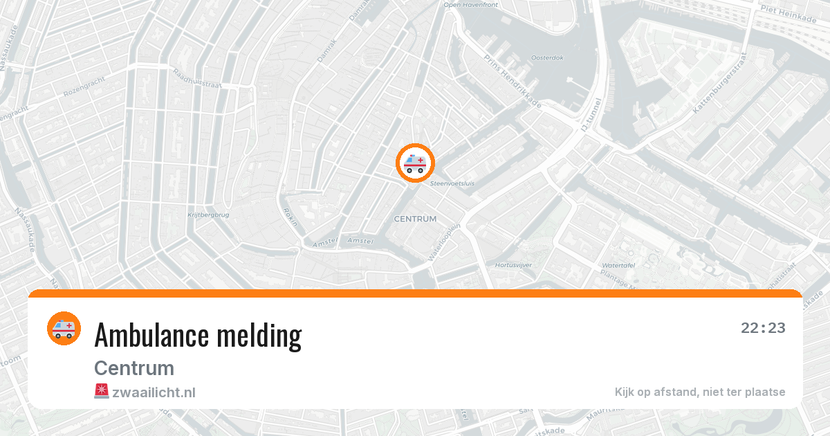 Ambulance melding — 27 mrt 2026