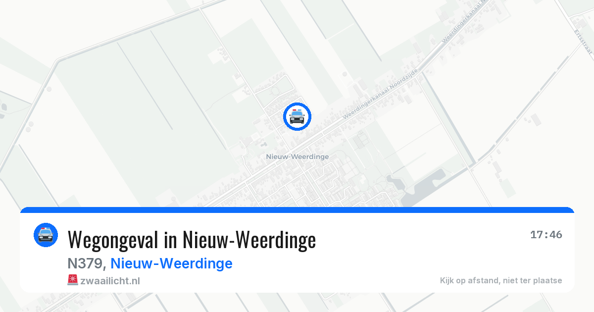 Wegongeval in Nieuw-Weerdinge — 21 apr 2026