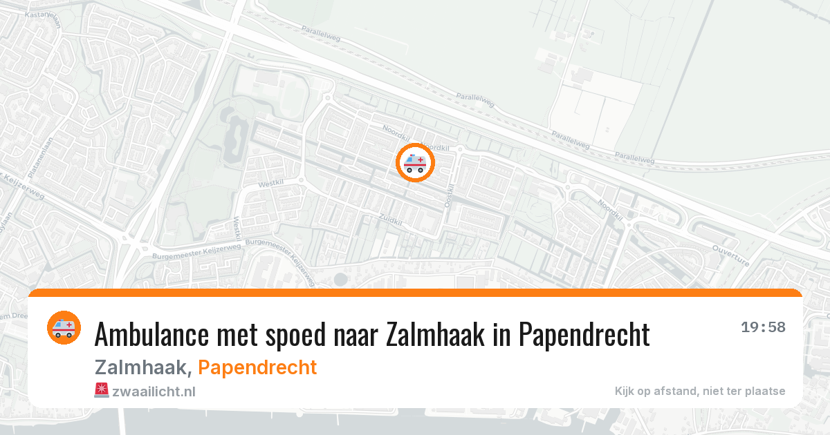 Ambulance met spoed naar Zalmhaak in Papendrecht — 9 feb 2026
