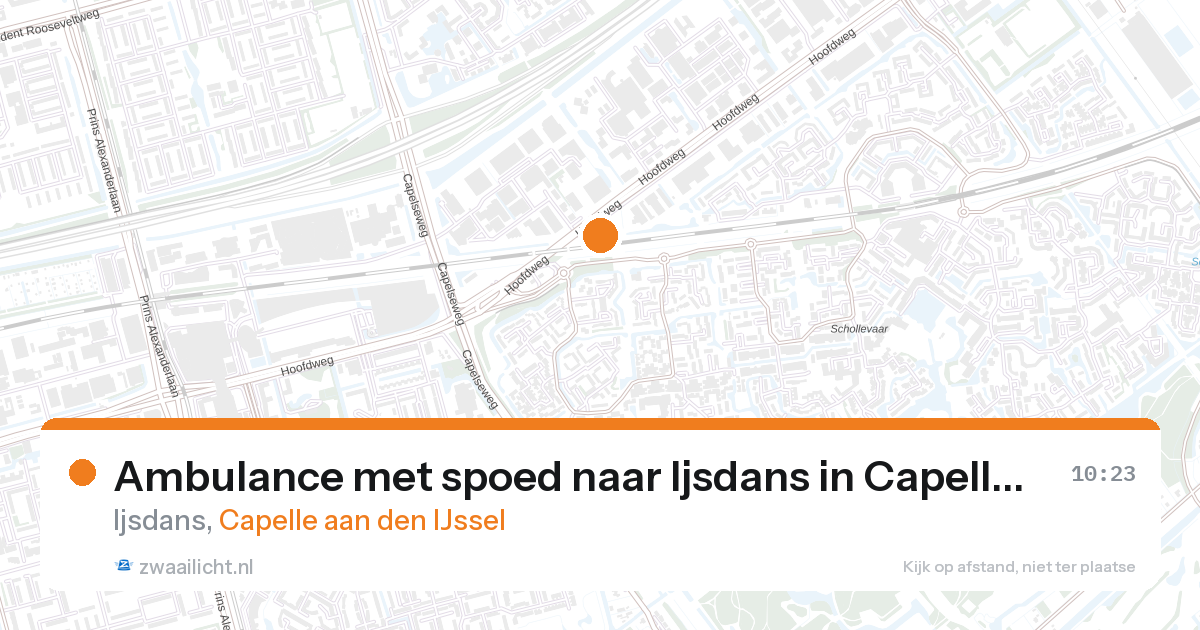 Ambulance met spoed naar Ijsdans in Capelle aan den IJssel — 27 aug 2026