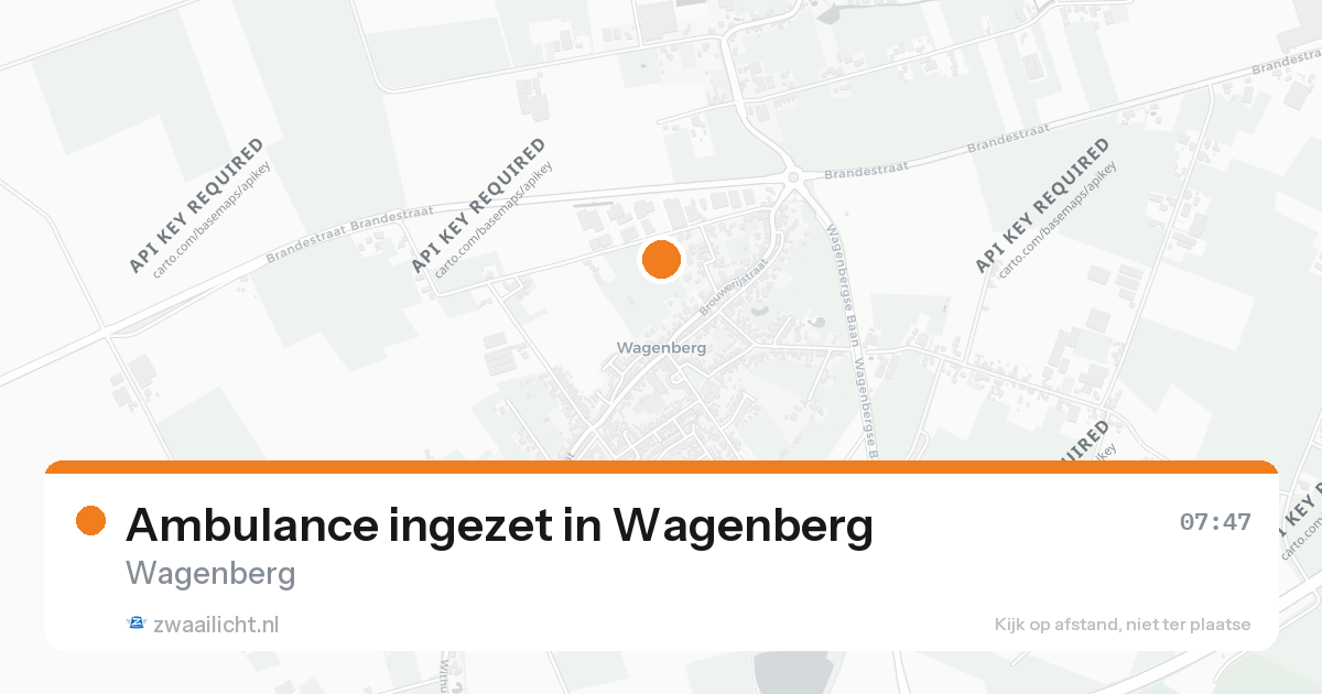 Ambulance ingezet in Wagenberg — 7 feb 2026