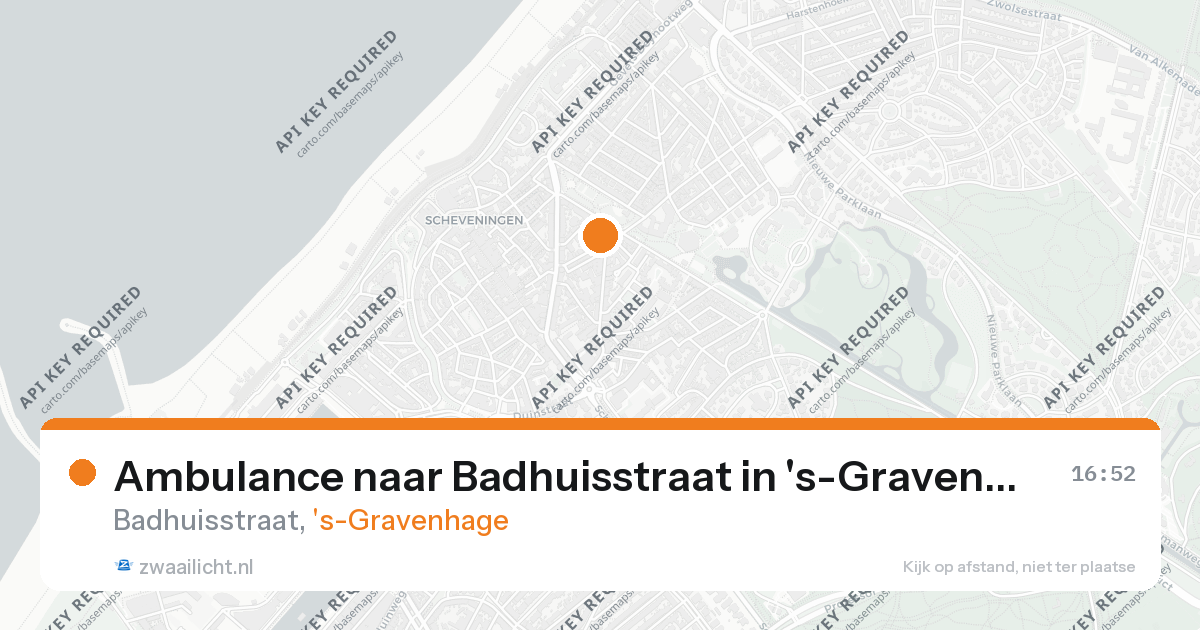 Ambulance naar Badhuisstraat in 's-Gravenhage — 26 aug 2026