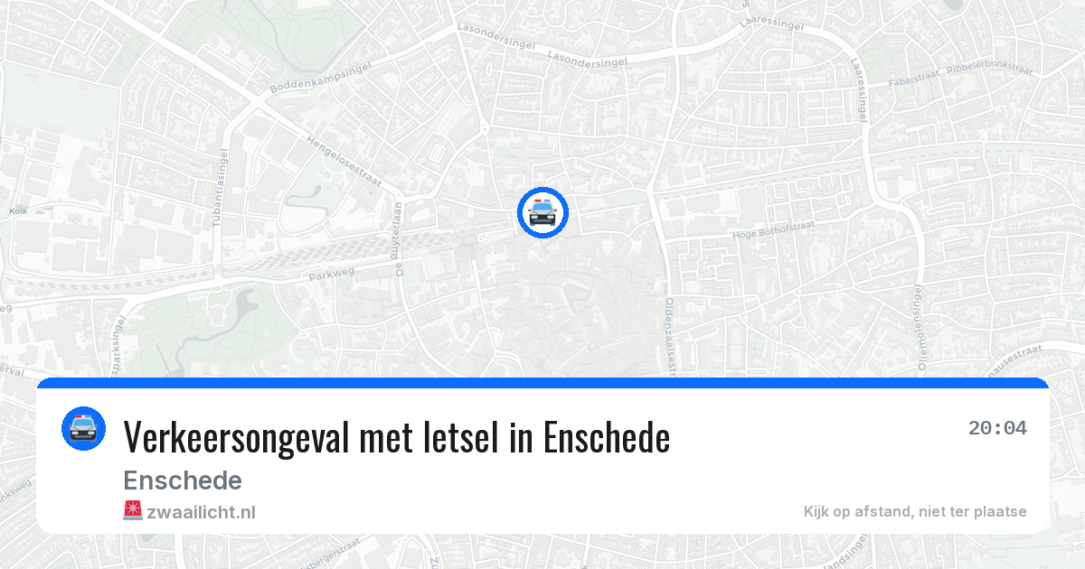 Verkeersongeval met letsel in Enschede — 3 mrt 2026