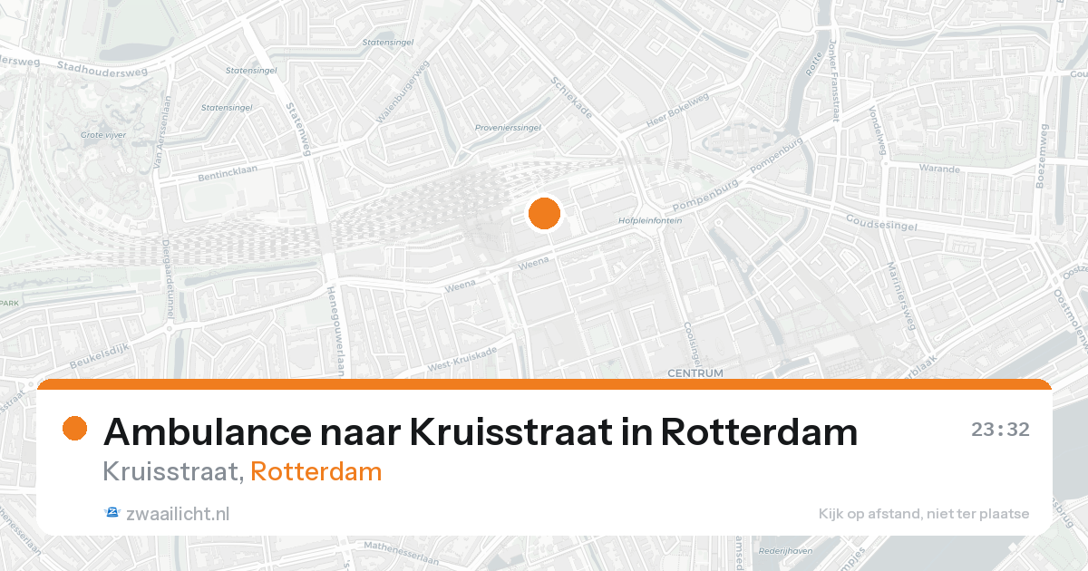 Ambulance naar Kruisstraat in Rotterdam — 7 feb 2026
