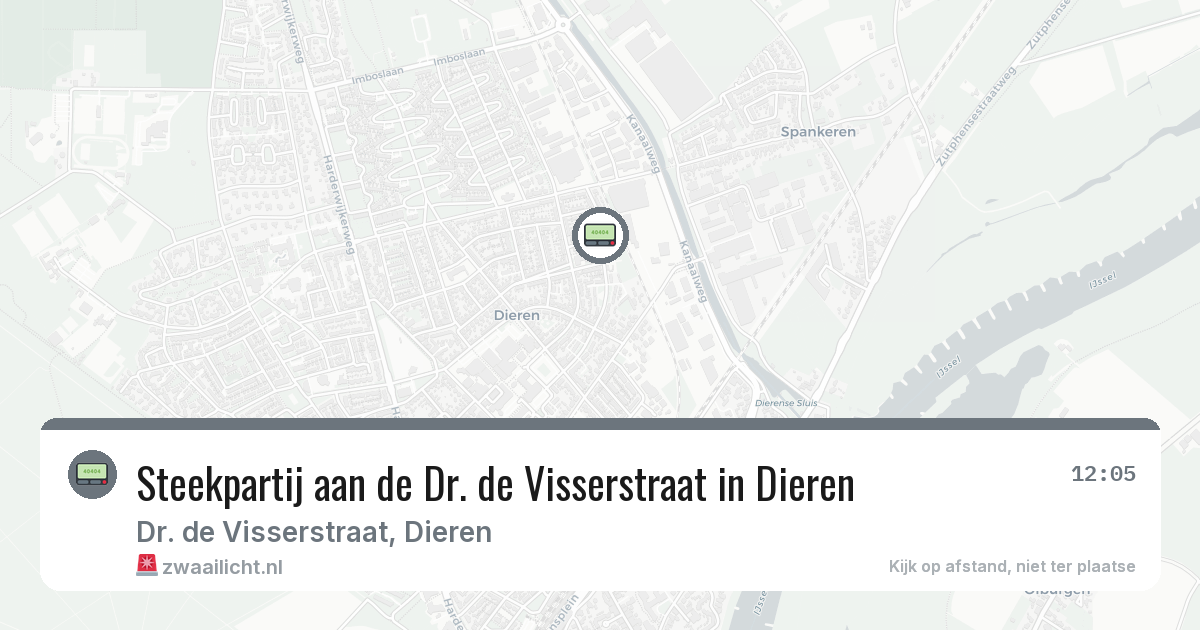 Steekpartij aan de Dr. de Visserstraat in Dieren — 21 jun 2026