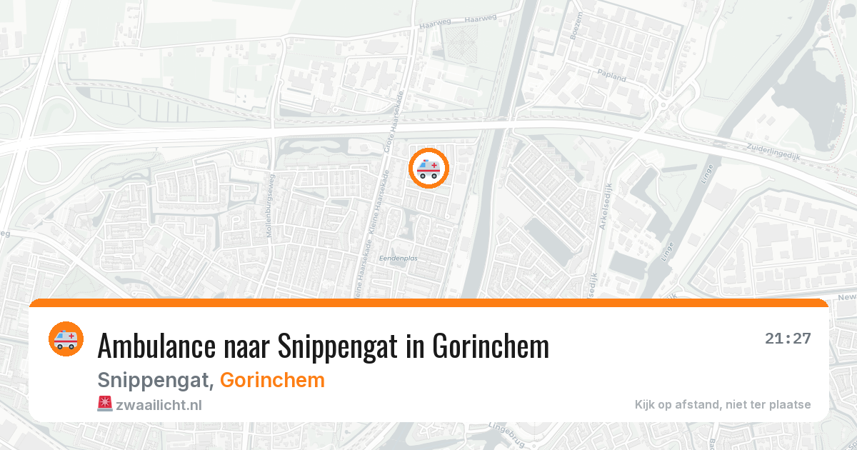Ambulance naar Snippengat in Gorinchem — 7 jun 2026