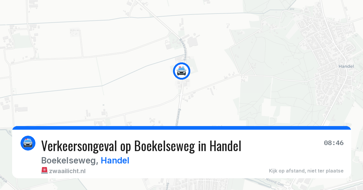 Verkeersongeval op Boekelseweg in Handel — 25 feb 2026