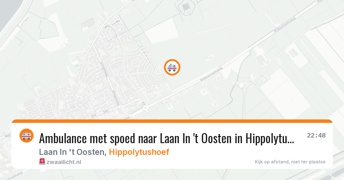 Ambulance met spoed naar Laan In 't Oosten in Hippolytushoef — 15 jun 2026