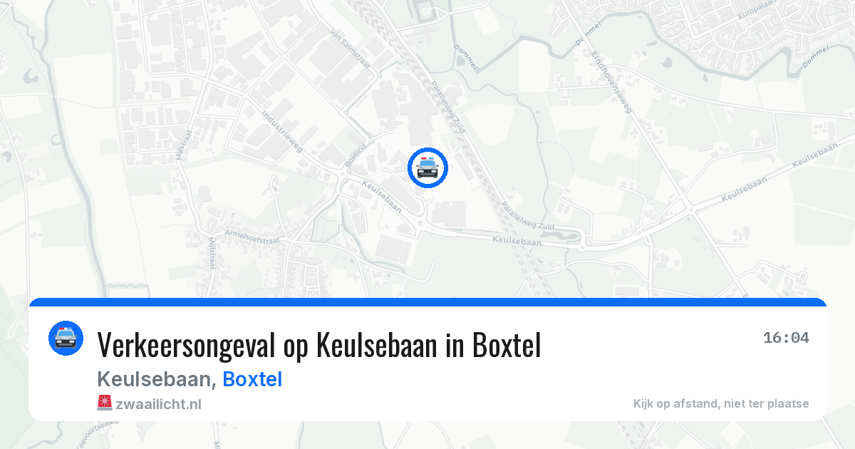 Verkeersongeval op Keulsebaan in Boxtel — 9 jun 2026